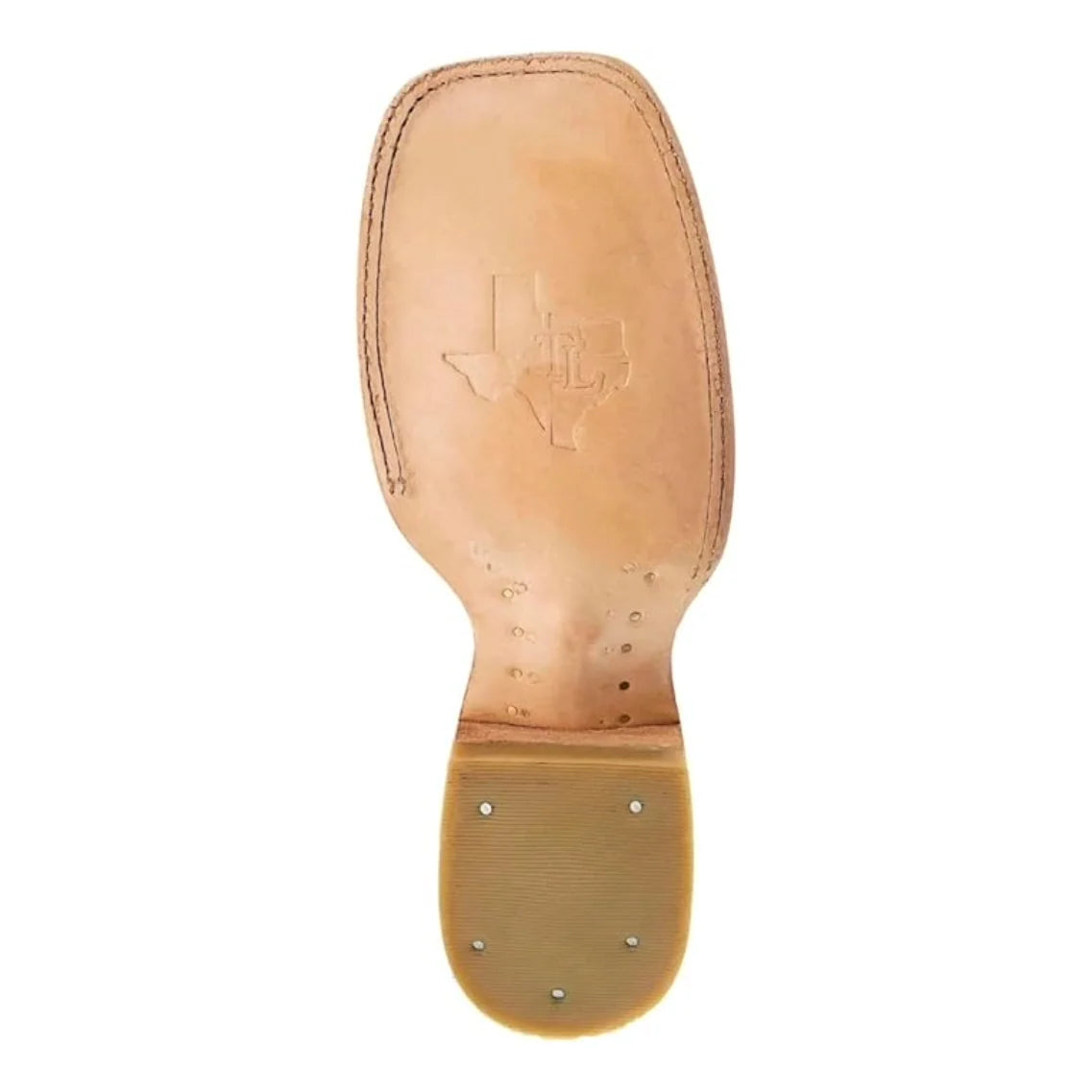 Cowtown Men's Black Alligator Tail Print Leather Western Boot