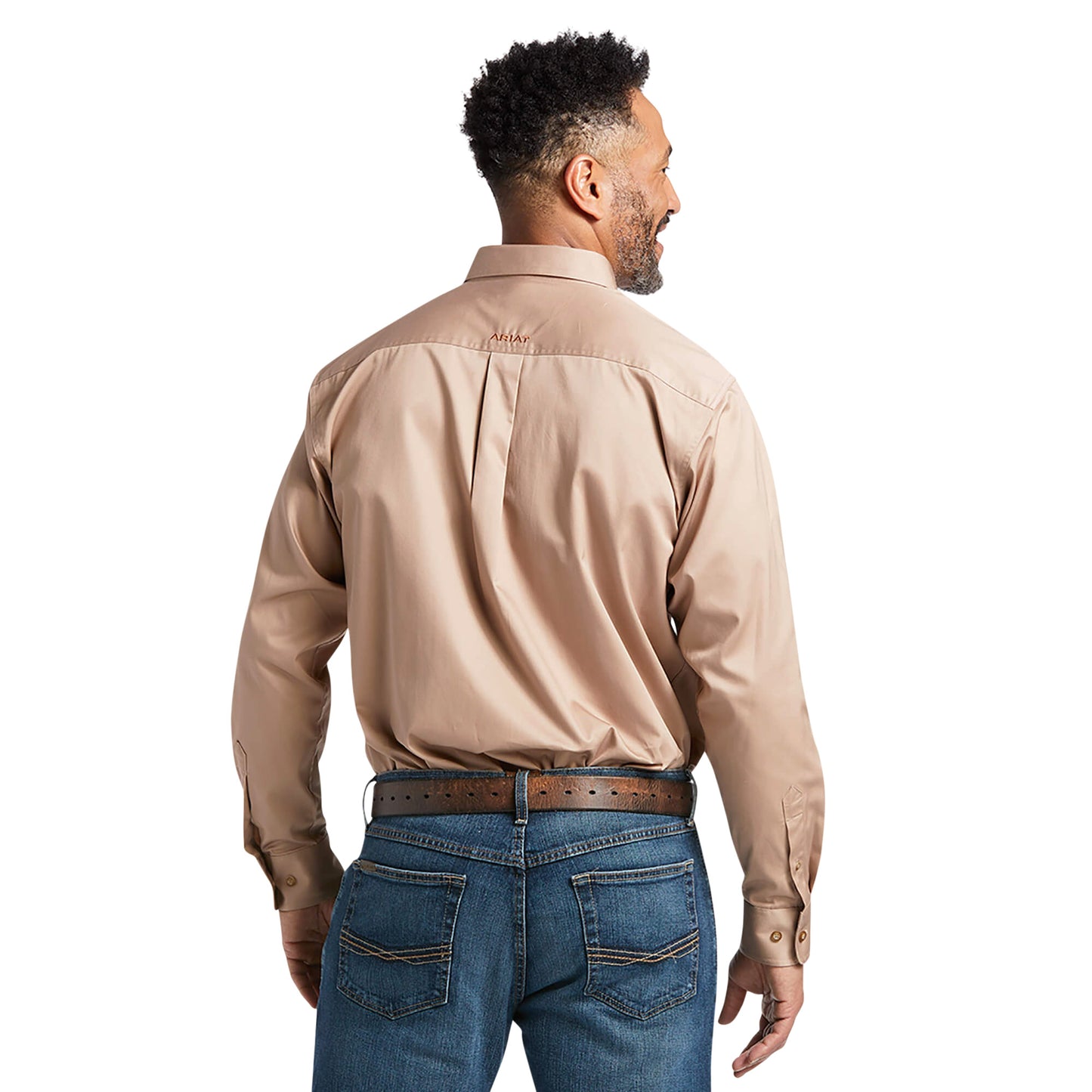 Ariat Solid Twill Khaki Classic Fit Shirt