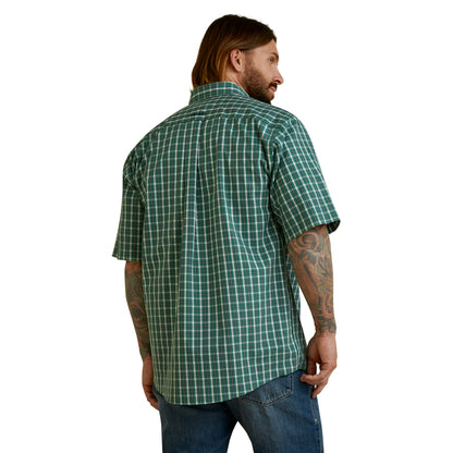Ariat Green Wrinkle Free Finan Classic Fit Shirt