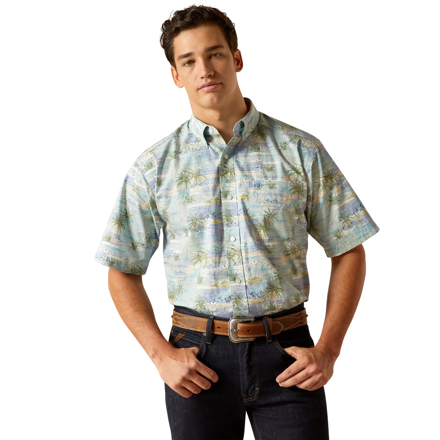 Ariat Blue Heaven Edwind Classic Fit Shirt