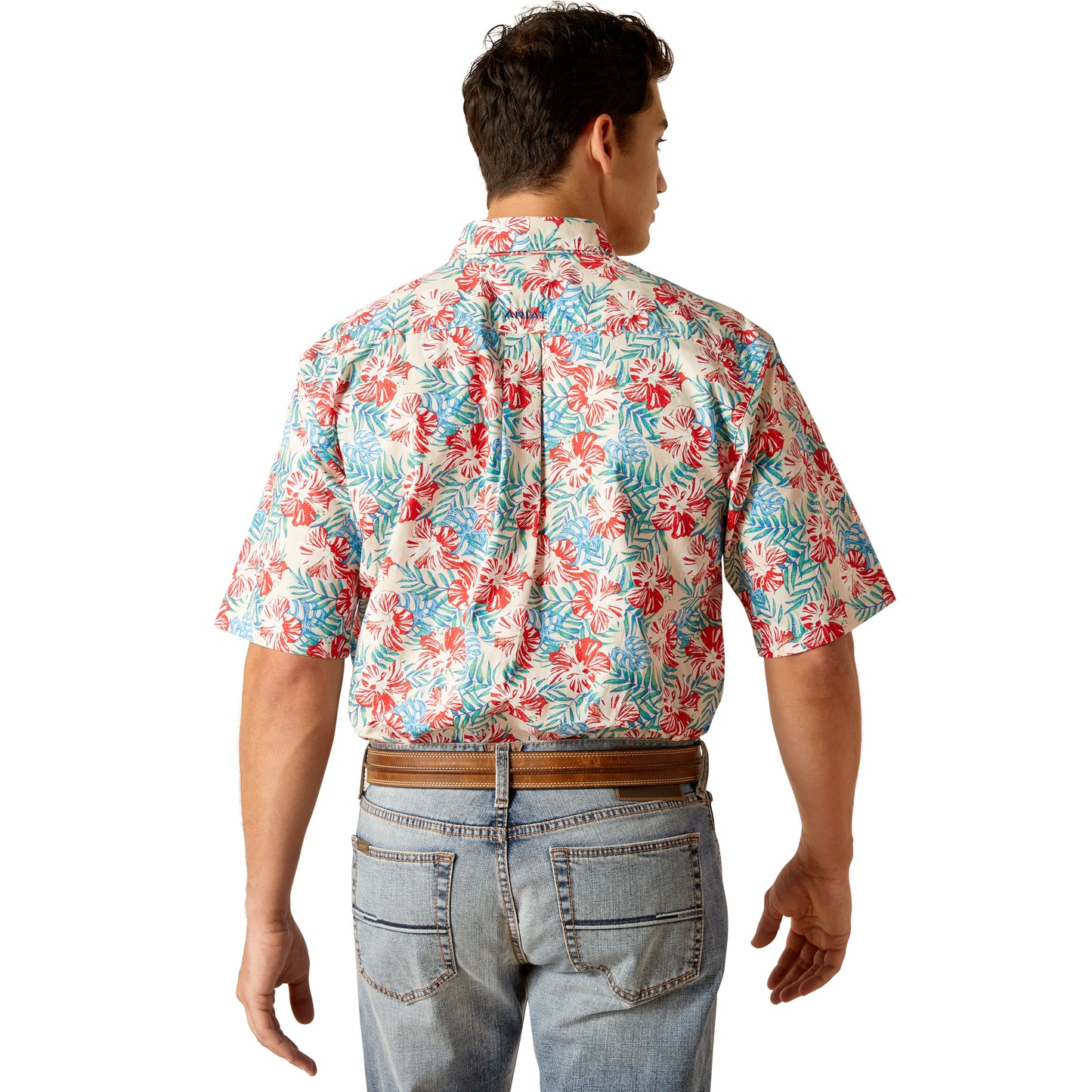 ARIAT BEACON RED DILLAN SHORT SLEEVE SHIRT