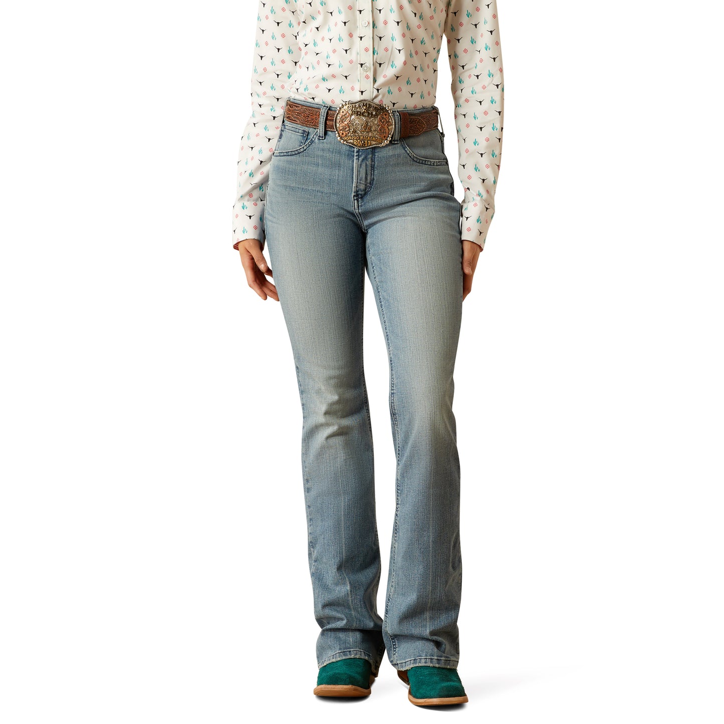 Ariat Ladies High Rise Bessie Boot Cut Jeans