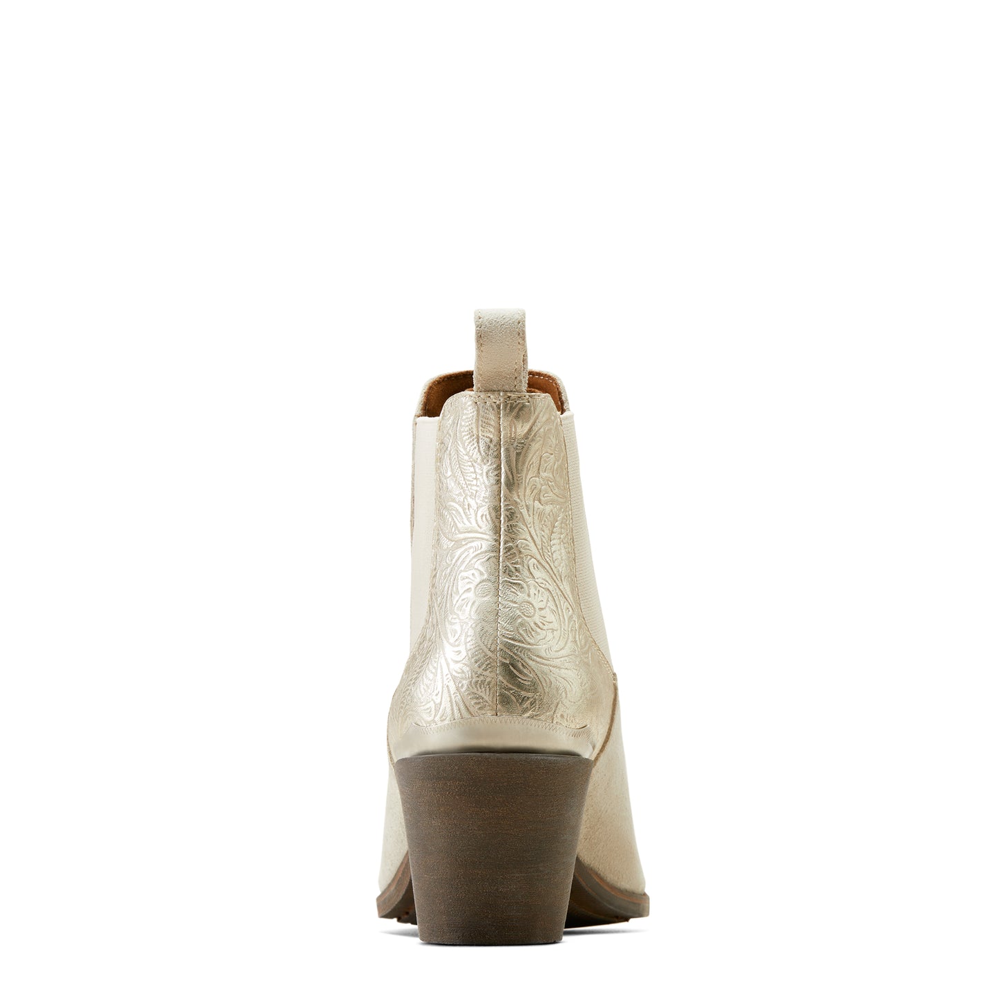 ARIAT BRADLEY CLOUD WHITE SUEDE EMBOSSED PEARL BOOT