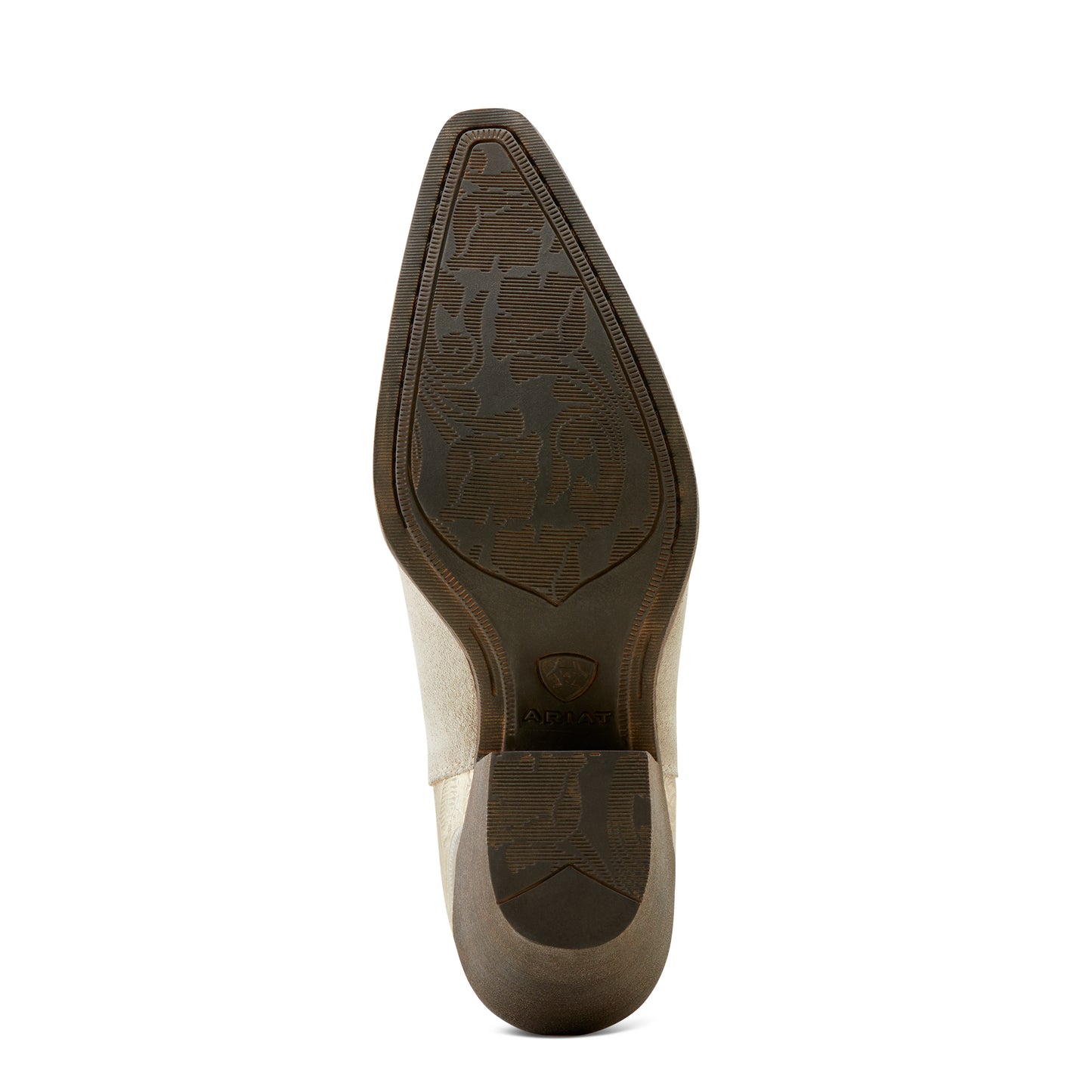 ARIAT BRADLEY CLOUD WHITE SUEDE EMBOSSED PEARL BOOT