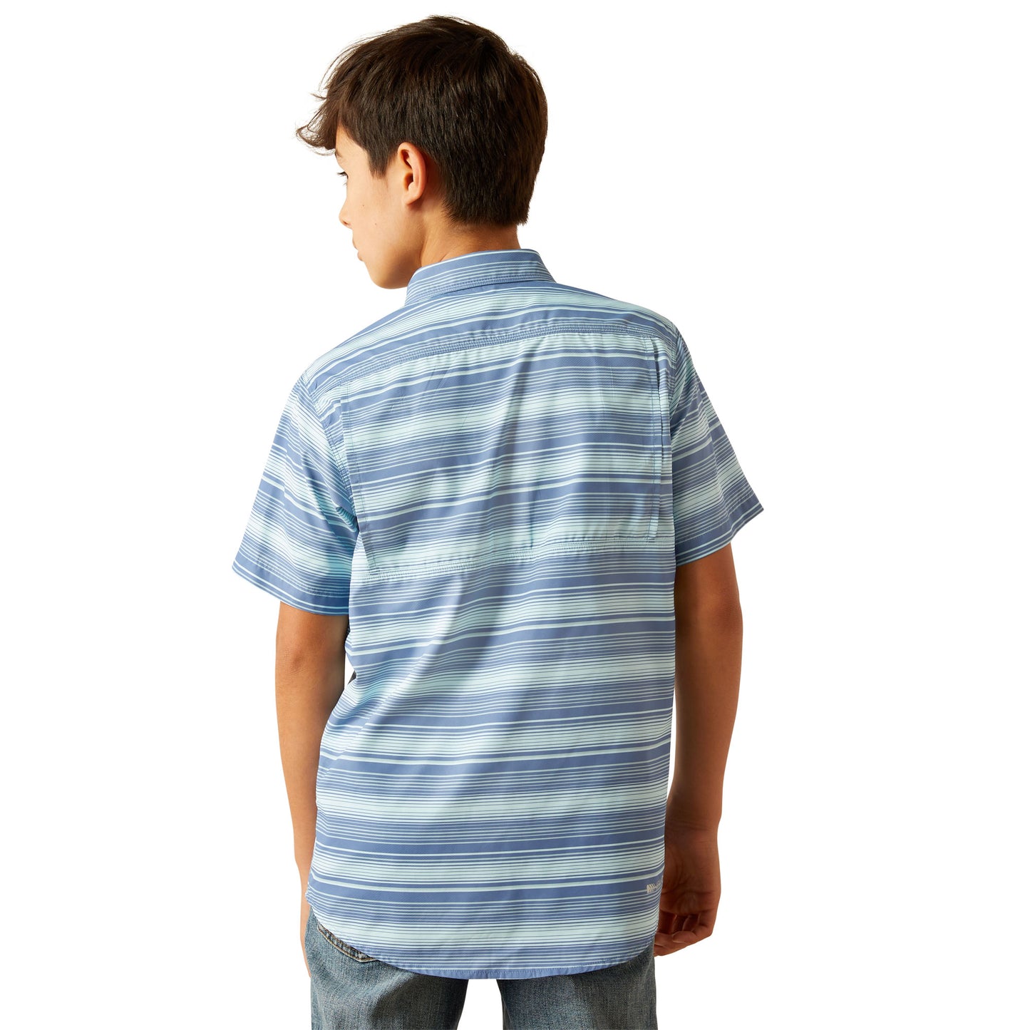 Ariat Youth VentTEK Outbound Blue Raven Classic Fit Shirt