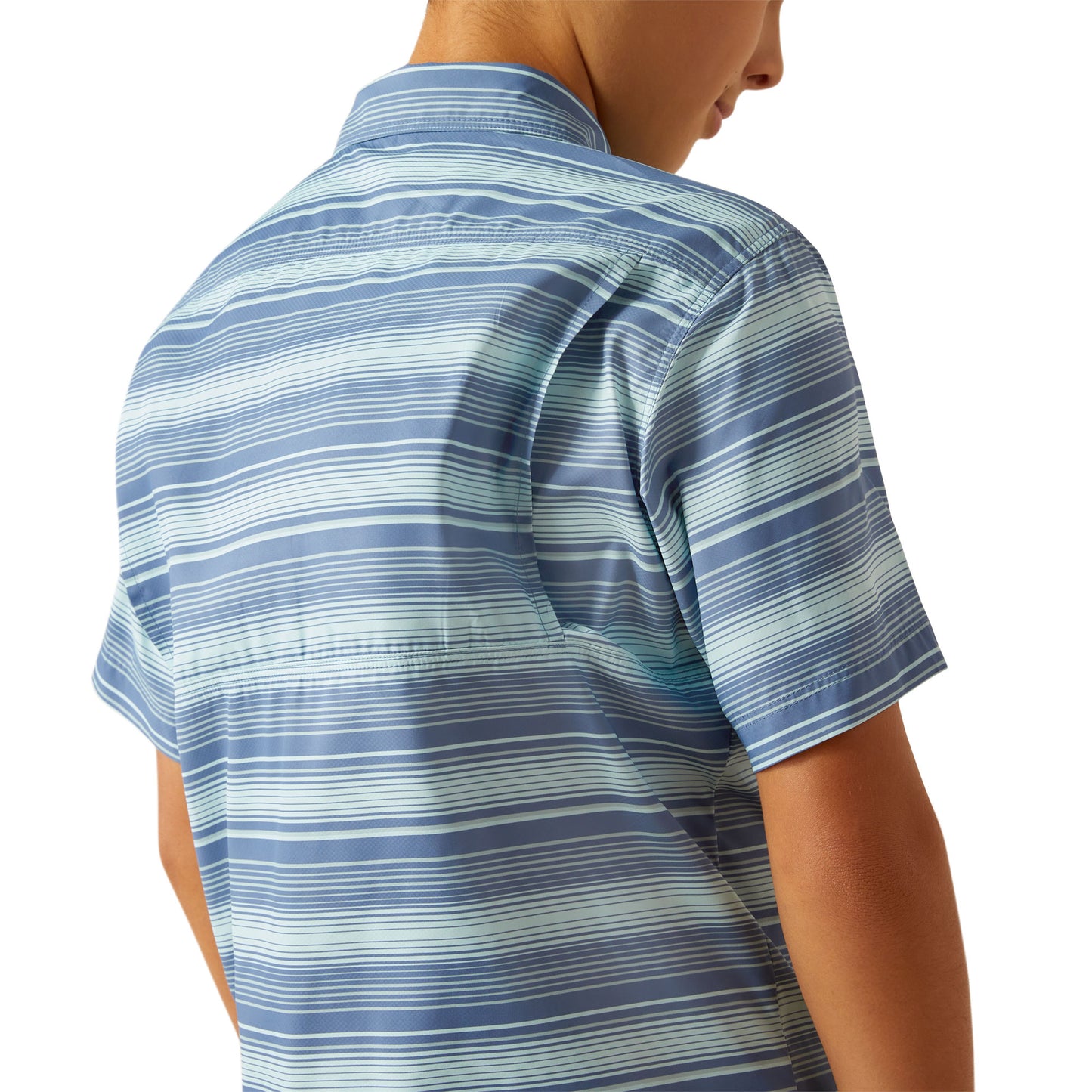 Ariat Youth VentTEK Outbound Blue Raven Classic Fit Shirt