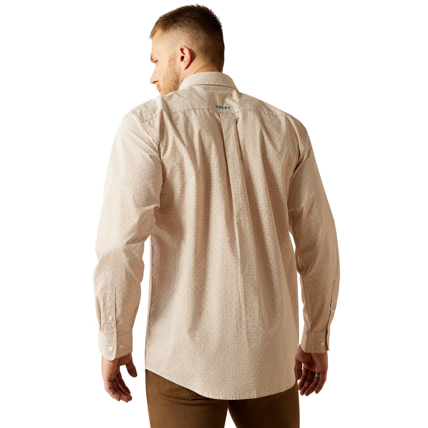 ARIAT JOHNNY LIGHT BROWN LONG SLEEVE SHIRT