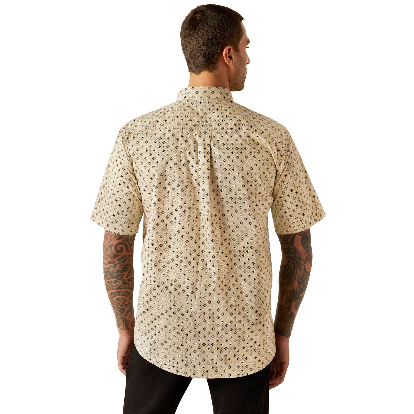 Ariat Chanse Khaki Classic Fit Short Sleeve Shirt