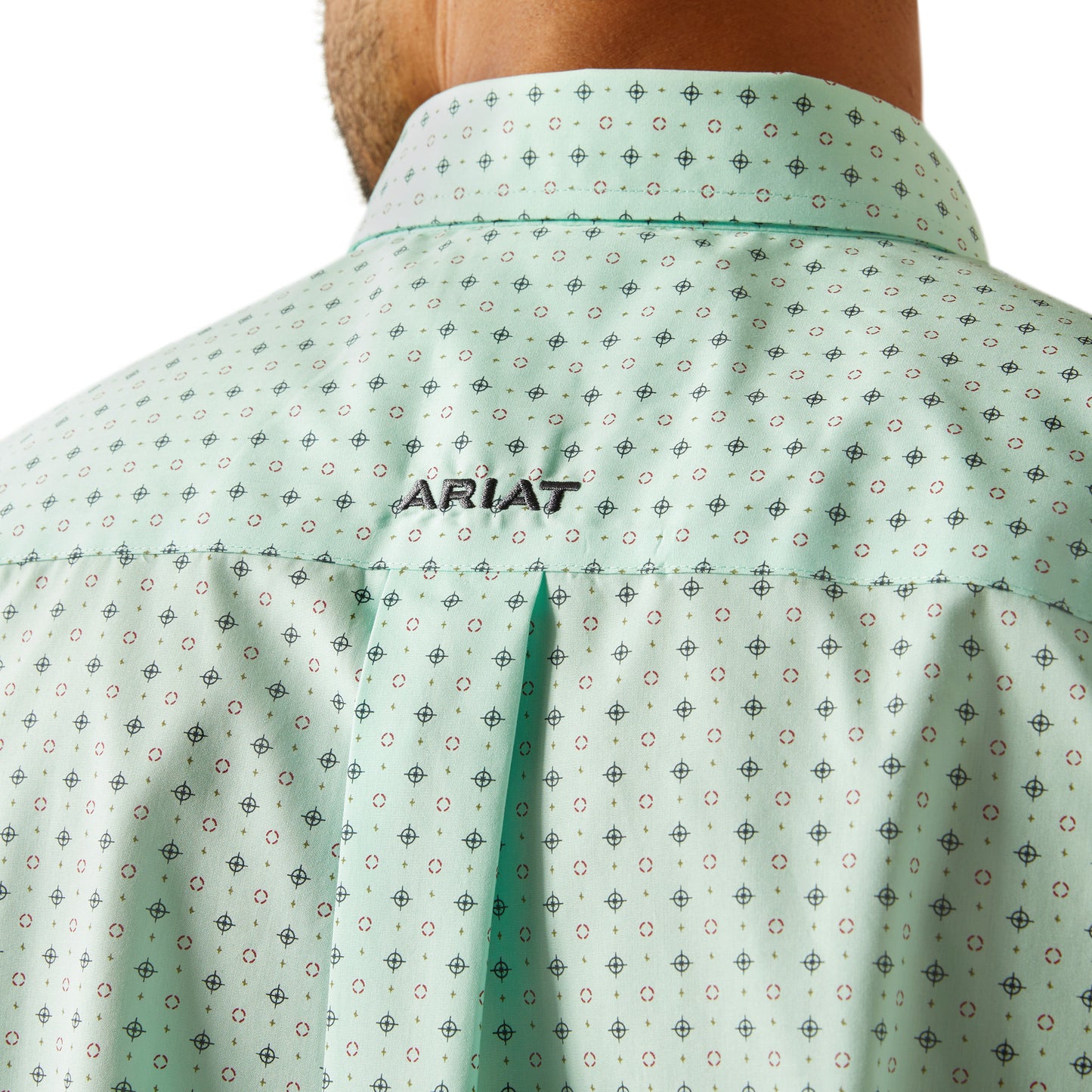 Ariat Wrinkle Free Ellis Aqua Classic Fit Shirt