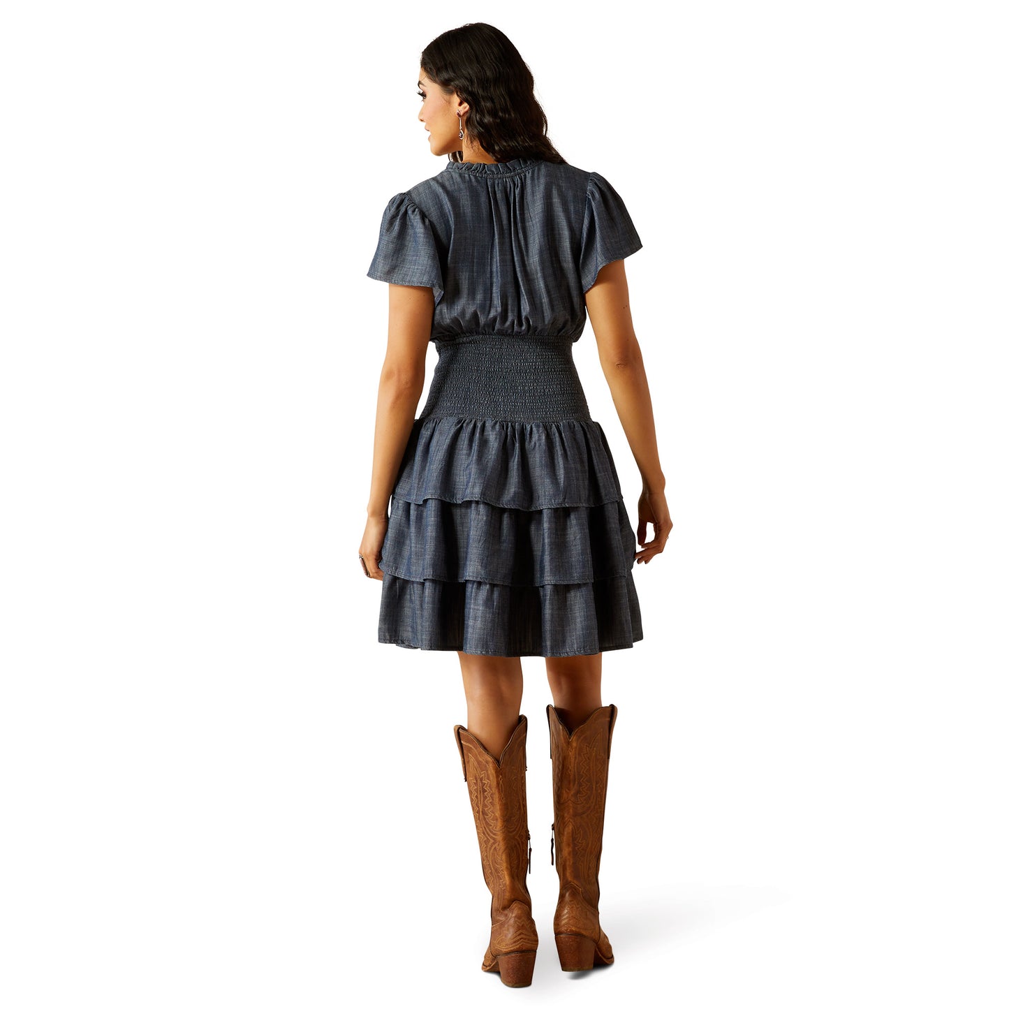ARIAT STELLAR BLUE CHAMBRAY DRESS