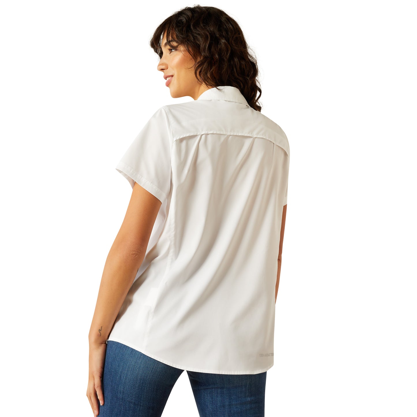 Ariat White Short Sleeve VentTEK Shirt