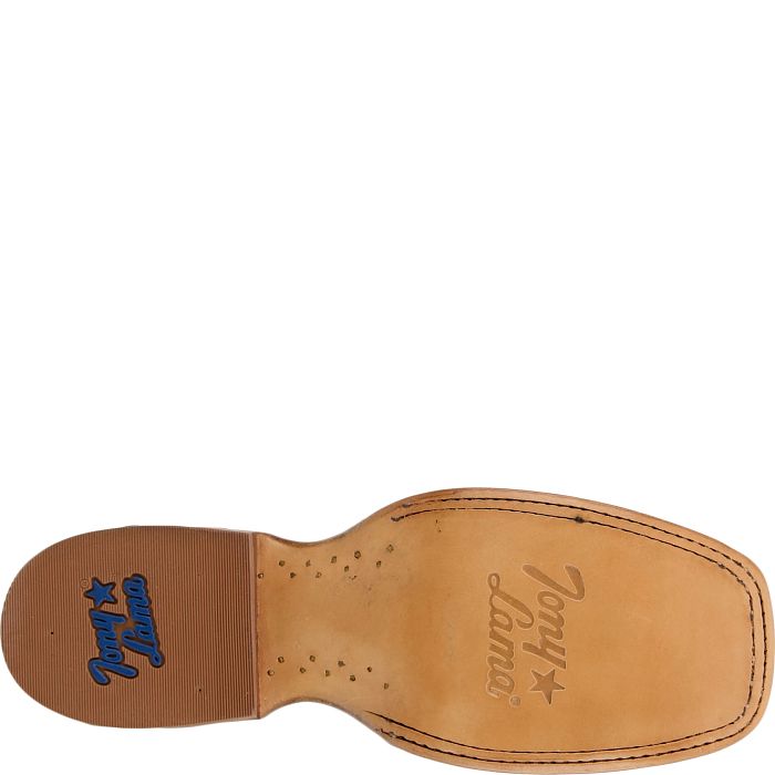 Tony Lama Cheyenne Tan 11" Ostrich Square Toe Boot