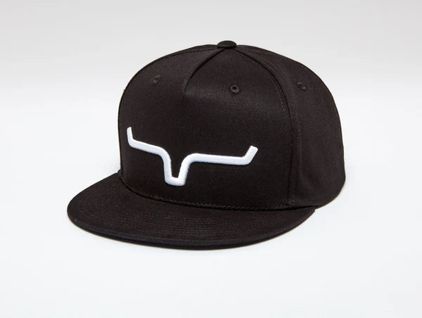 Kimes Ranch Black Weekly Tall Trucker