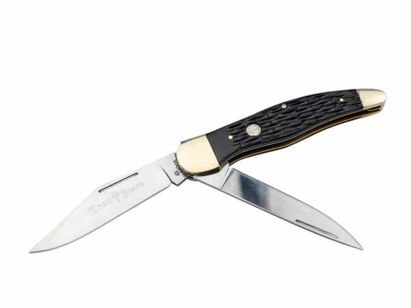 Boker Traditional Series 2.0 Folding Hunter Jigged Black Bone Knife