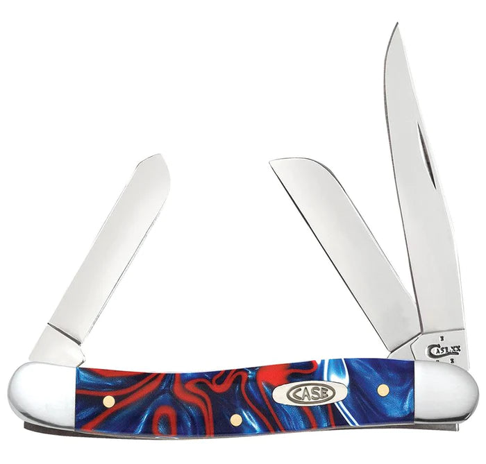 Case Patriotic Kirinite Medium Stockman Knife