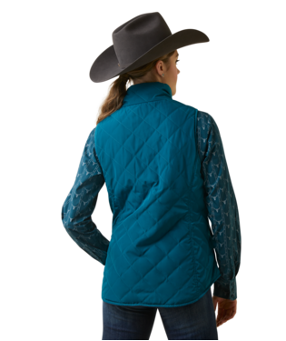 Ariat Ladies Deep Lagoon Reversible Dilon Vest