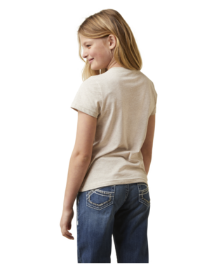 Ariat Girls Oatmeal Caballo Tee