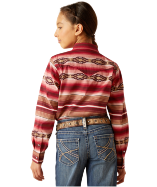 Ariat Girls Blushing Serape Long Sleeve Shirt