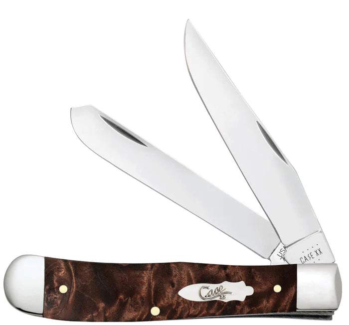 Smooth Brown Maple Burl Wood Trapper
