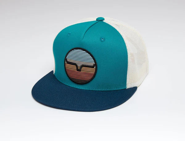 Kimes Ranch Teal The Graduate Trucker Hat