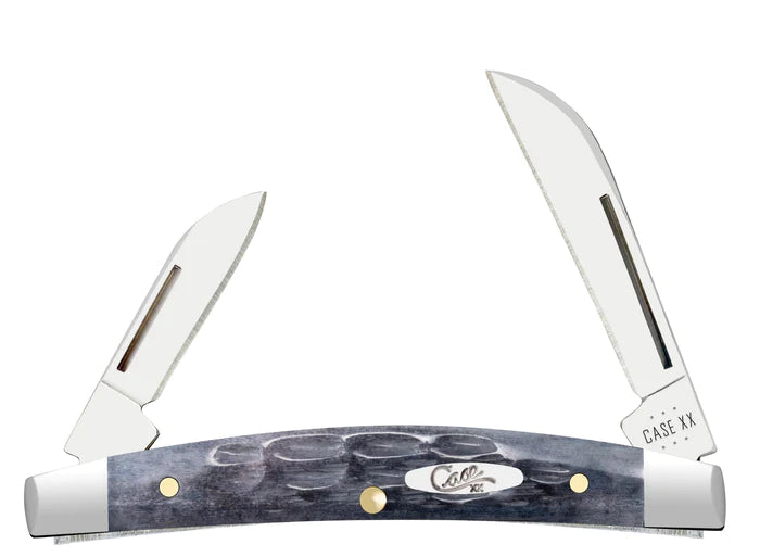 Case Pocket Worn Crandall Jigged Gray Bone Small Congress
