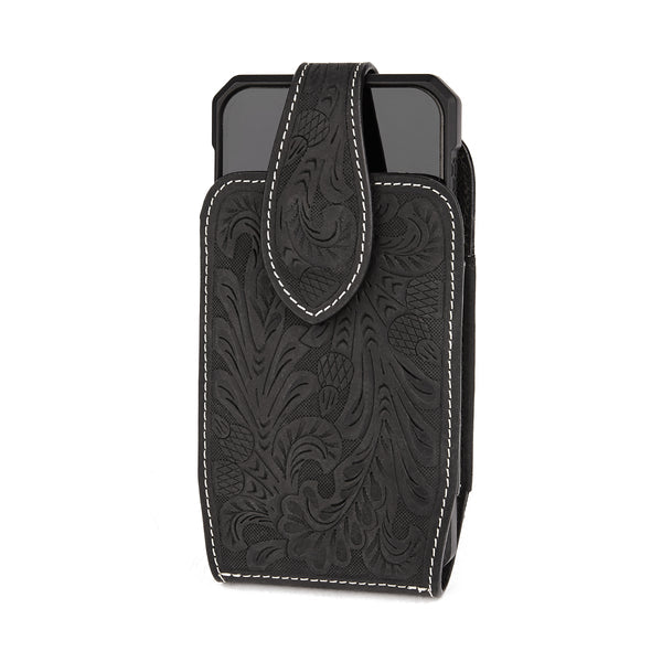 Mustang Ridge Crazy Horse Leather Phone Holder