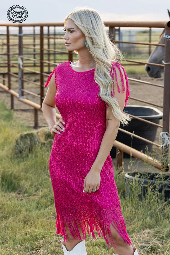 Sterling Kreek Pink Night Life Dress Sterling Kreek Pink Night Life Dress