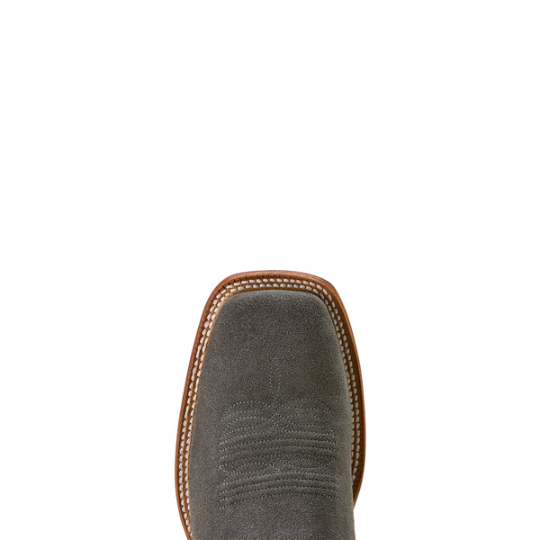 Ariat County Roads Iron Grey Wide Square Toe Cowboy Boot