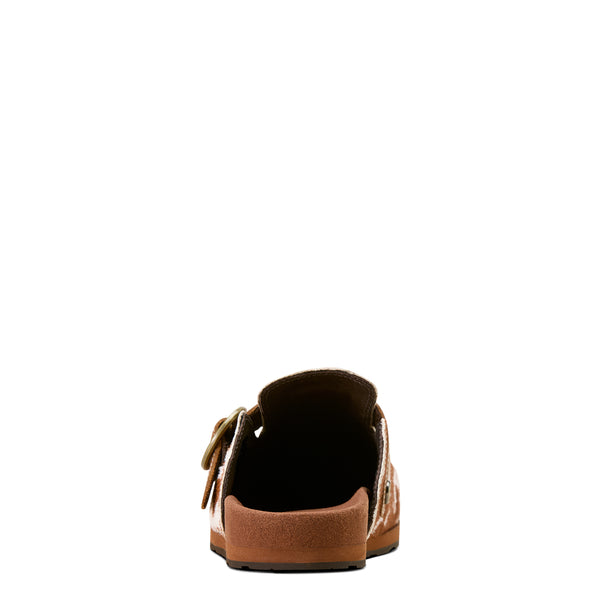Ariat Brown Cow Hair On Country Mule