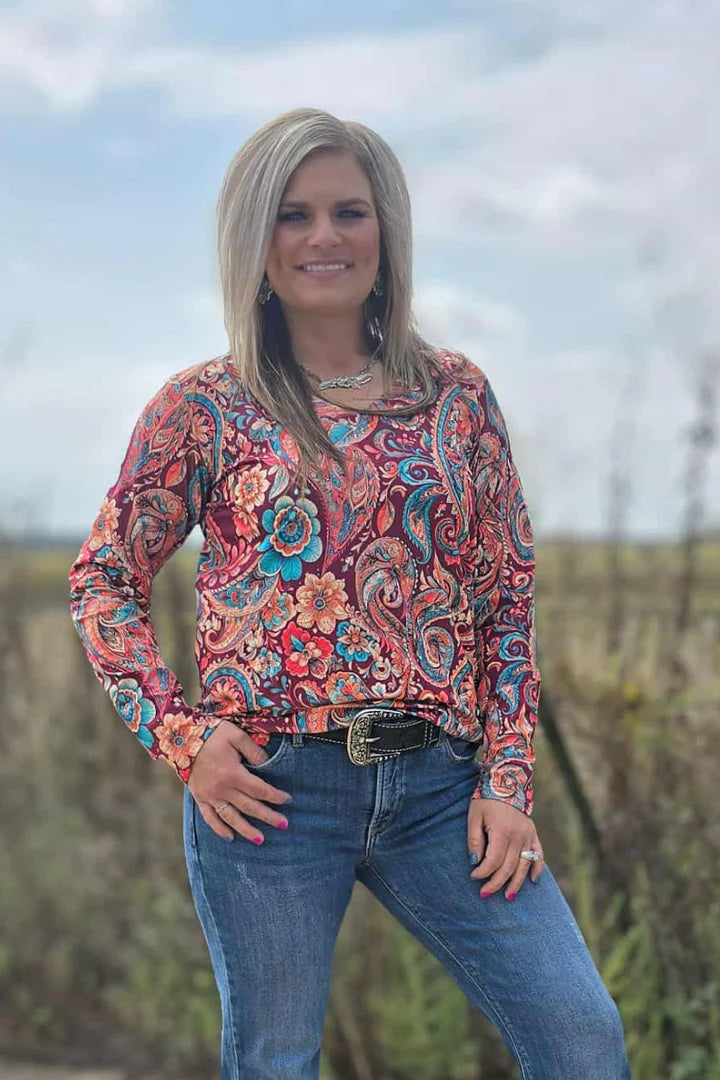 Paisley On The Plains Top