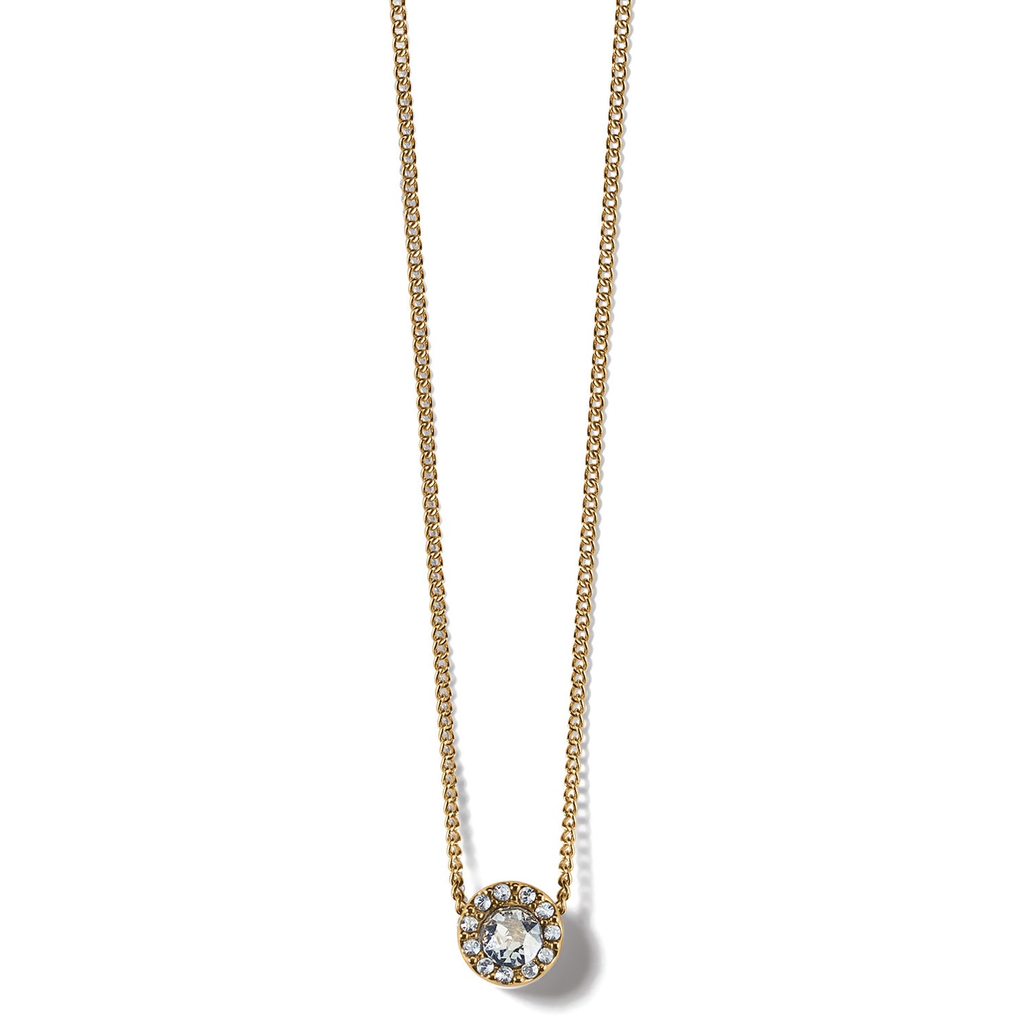 Brighton Illumina Solitaire Gold Necklace