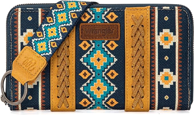 Wrangler Mustard Southwestern Art Print Wallet