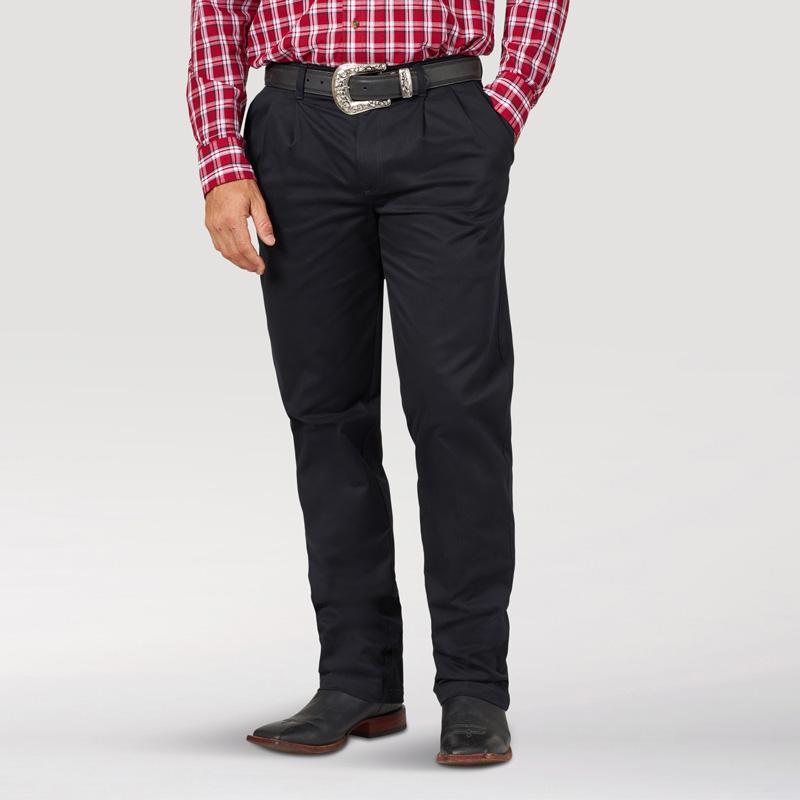 WRANGLER MEN'S PLEATED RELAXED FIT RIATA