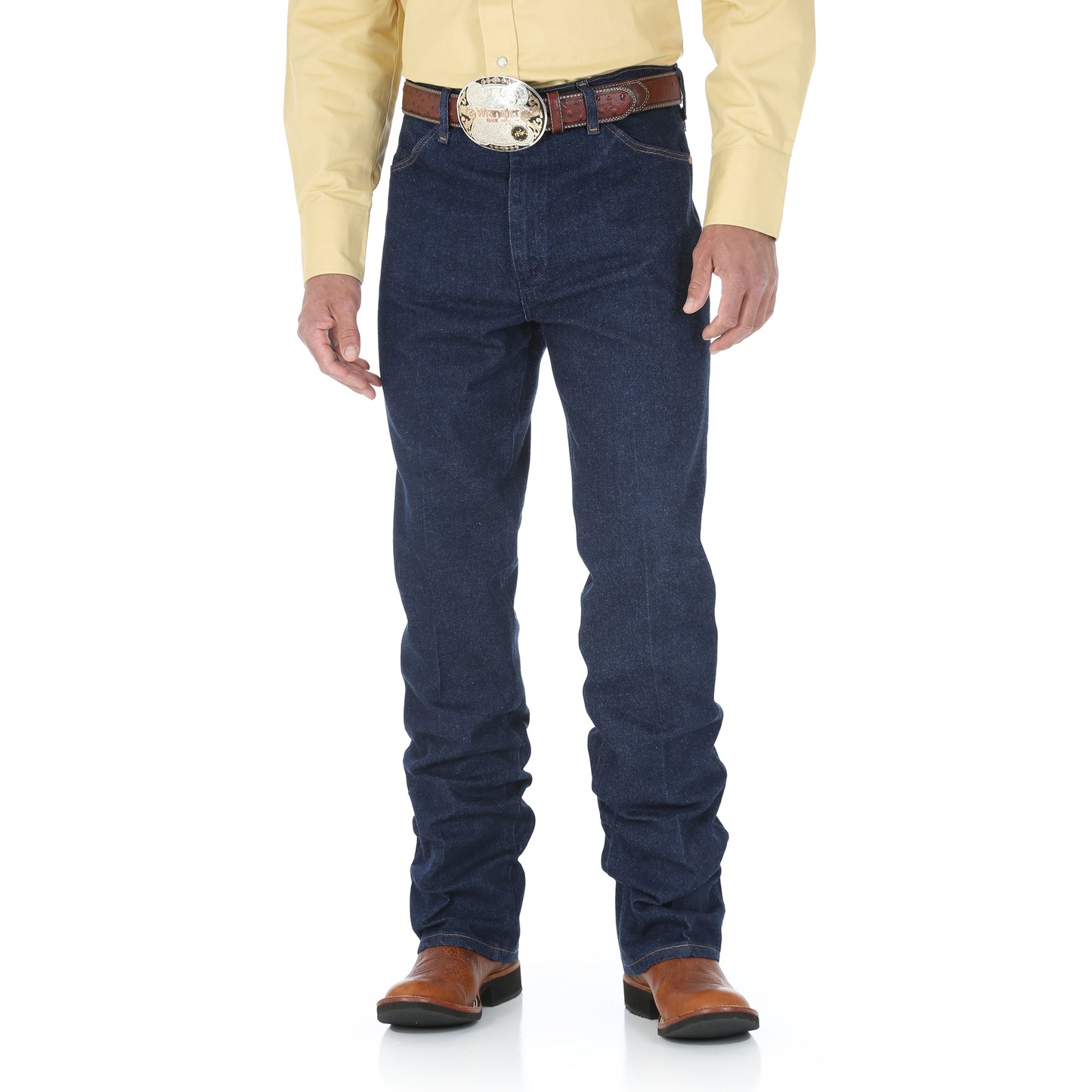 Wrangler Men's Cowboy Cut Navy Slim Fit Stretch Jean
