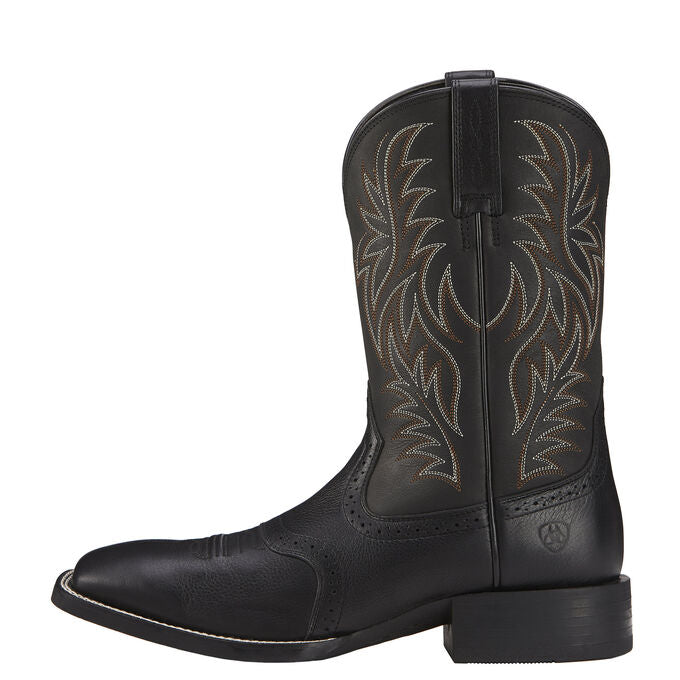 Ariat Men's Black Deertan Sport Square Toe Boot
