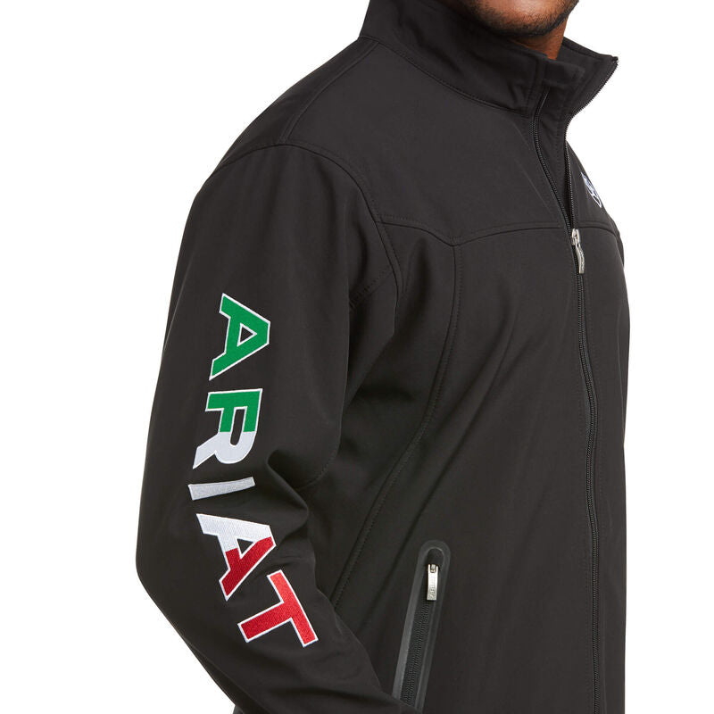 Ariat Men's New Team Softshell MEXICO Water Resistant Jacket