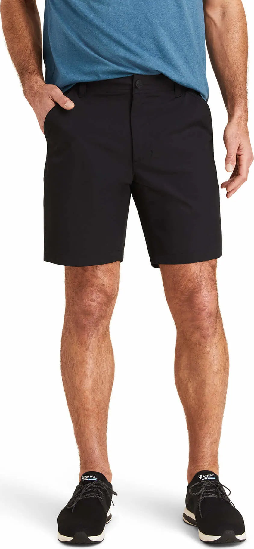 ARIAT VENTTEK 8" BLACK SHORT