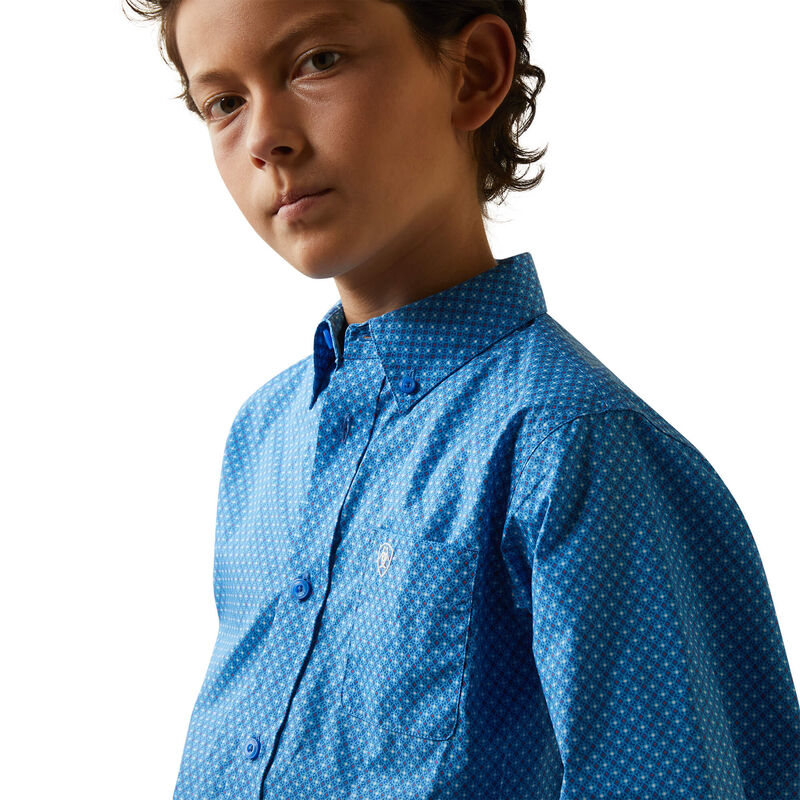 Ariat Boy's Blue Lloyd Classic Fit Shirt