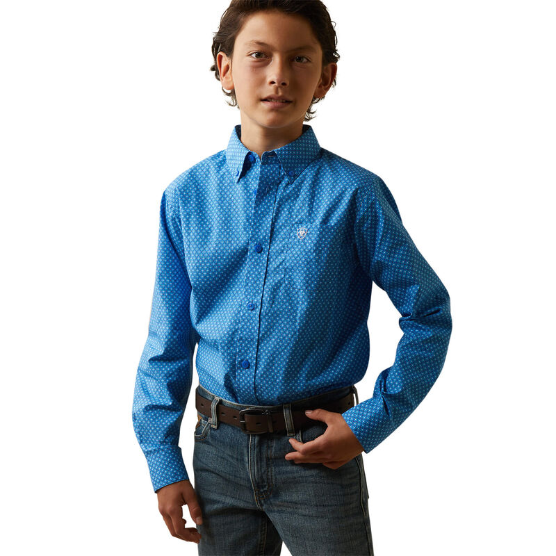 Ariat Boy's Blue Lloyd Classic Fit Shirt