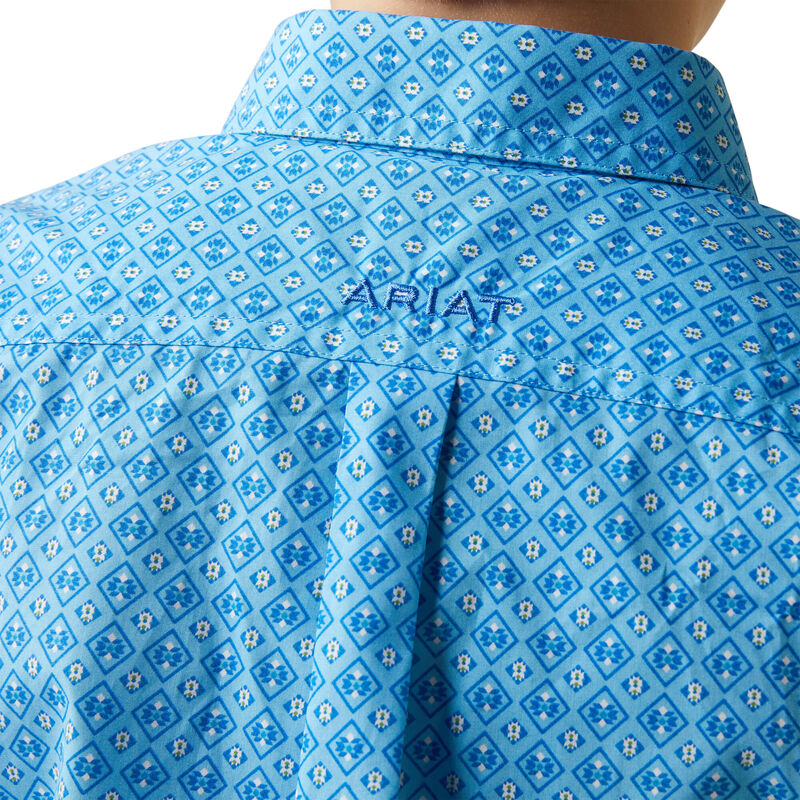 Ariat Blue Grotto Lake Classic Fit Shirt