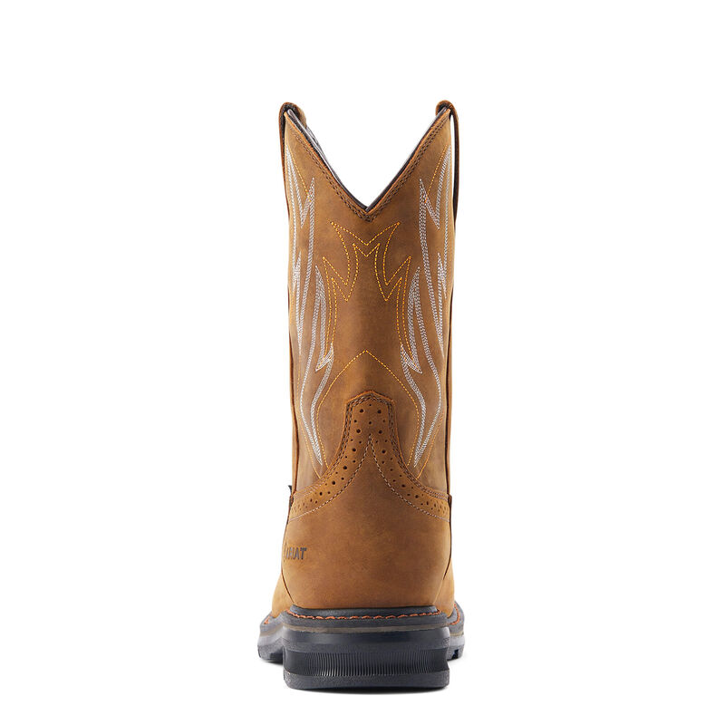 Ariat Distressed Brown Sierra Shock Shield Waterproof Work Boot