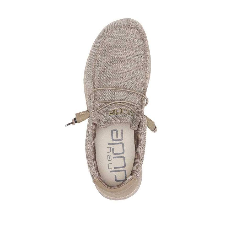 MEN’S WALLY SOX BEIGE HEYDUDE