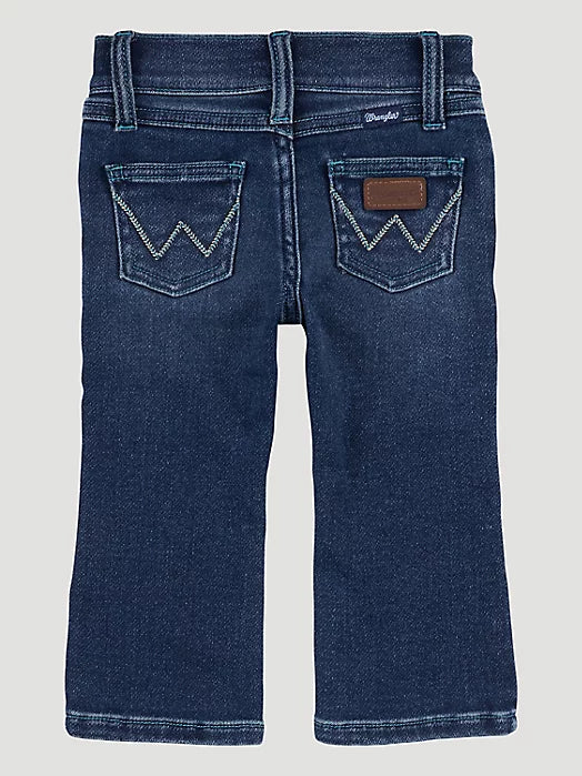 WRANGLER LITTLE GIRL'S AMELIA W STITCHED BOOTCUT JEAN