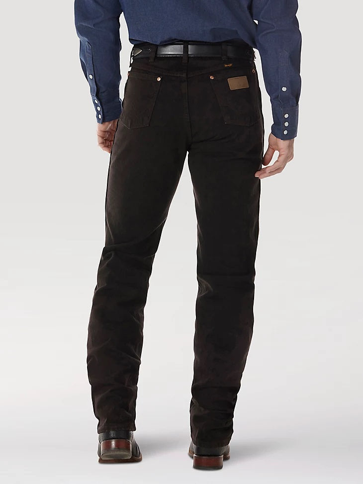 WRANGLER COWBOY CUT BLACK CHOCOLATE ORIGINAL FIT JEAN