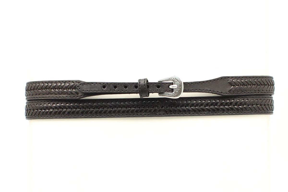 GENUINE LEATHER LACED HATBAND