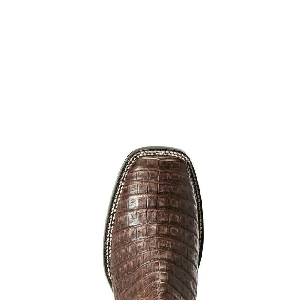 Ariat Pro Chocolate Giant Caiman Boot