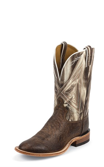 TONY LAMA CHOCOLATE REVERSE QUILL BOOT