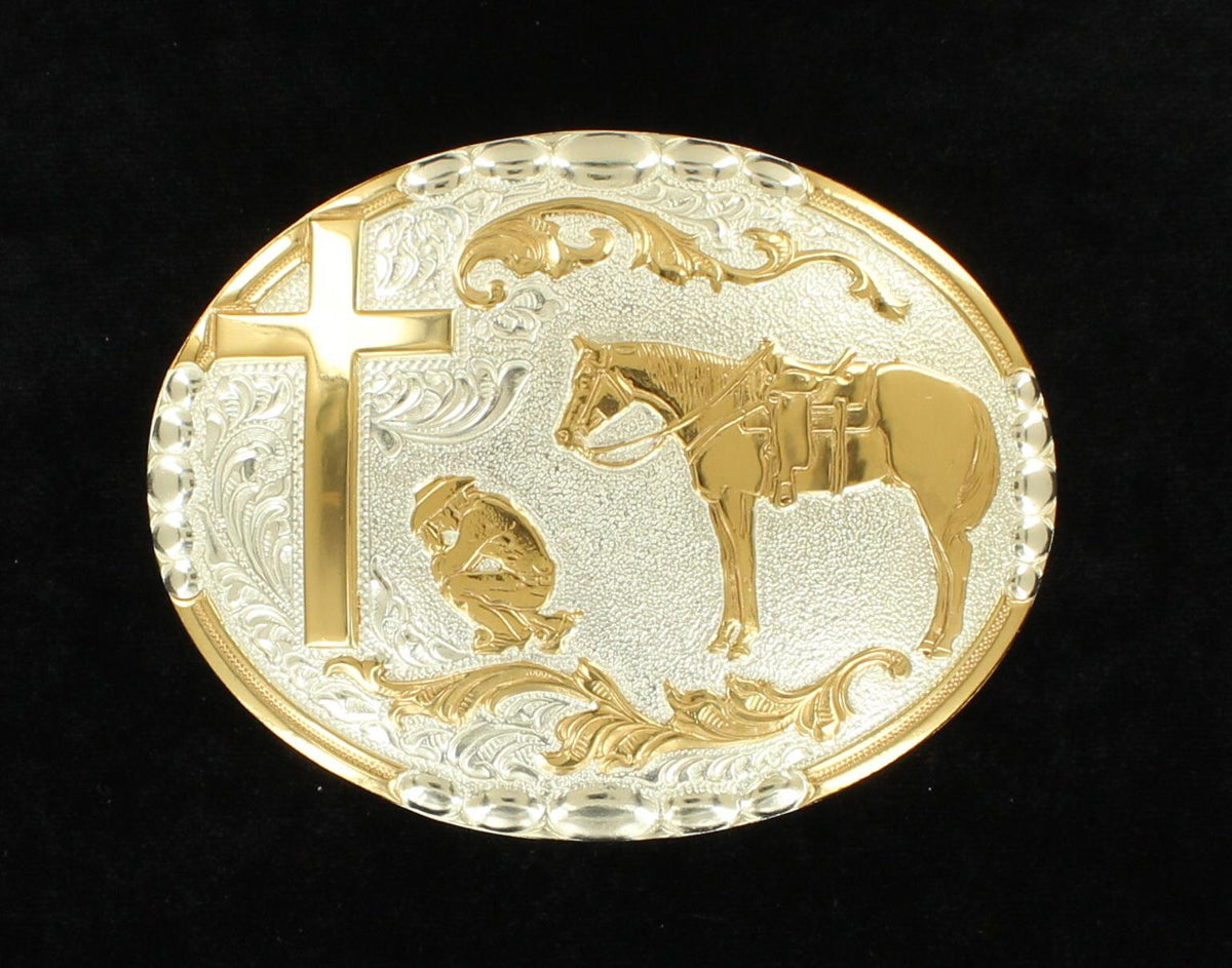 Cowboy Prayer Buckle
