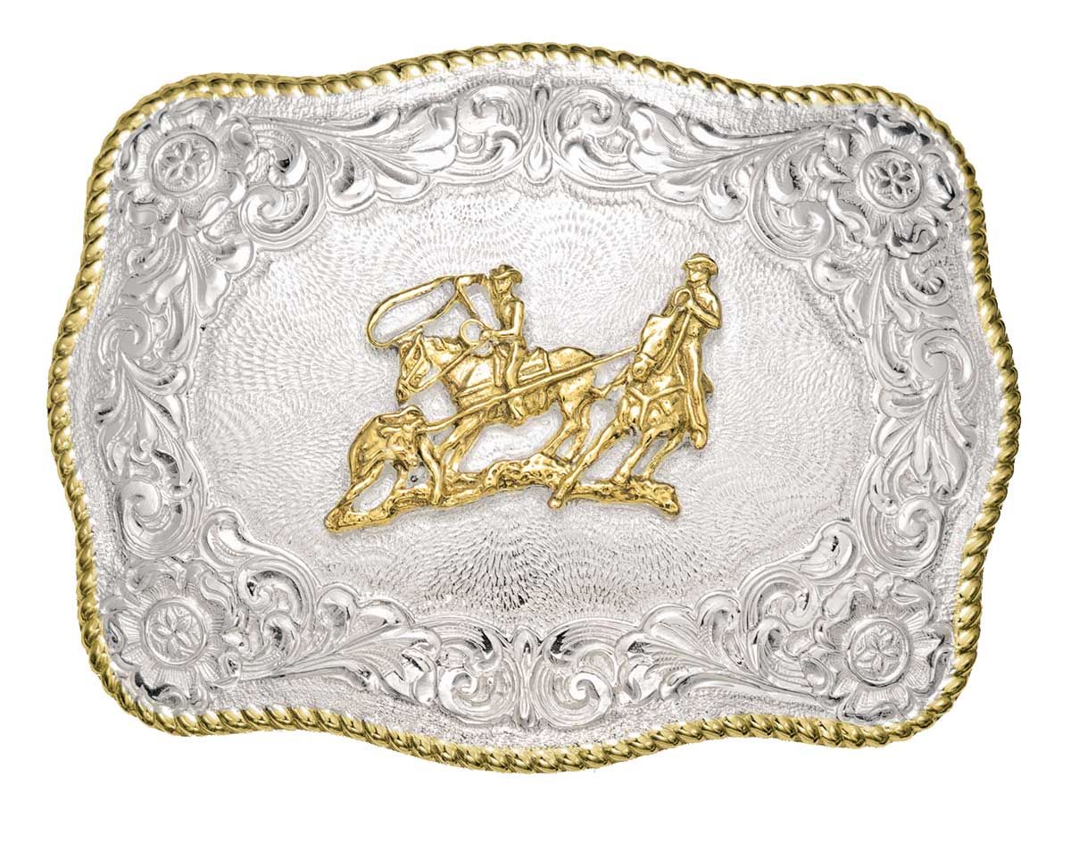Crumrine Team Roper Buckle