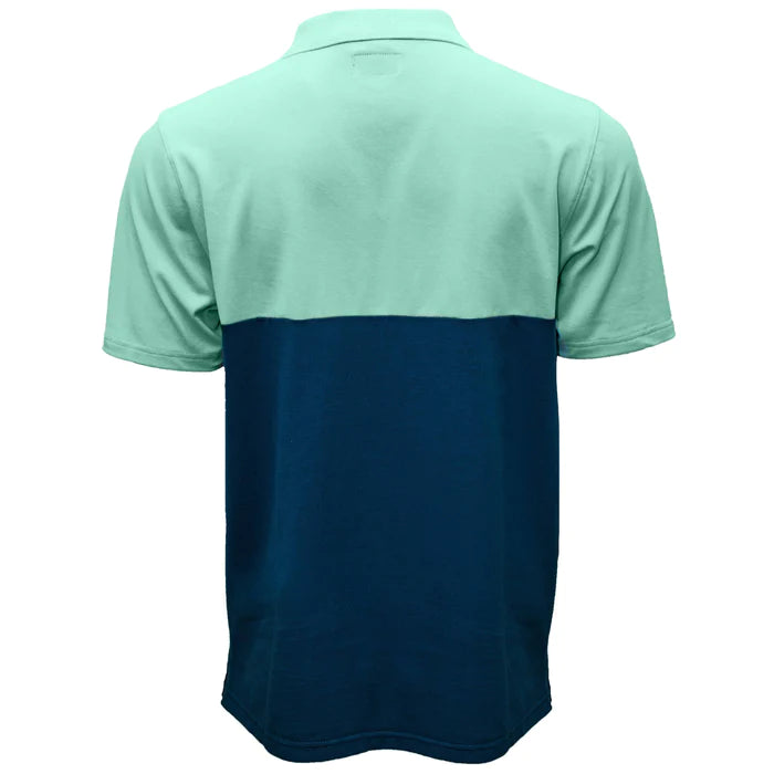 HOOEY "THE MAVERICK" NAVY/BLUE POLO SHIRT